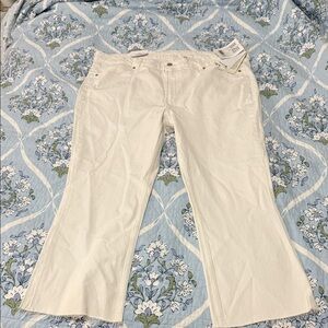Women's White Flare Jeans